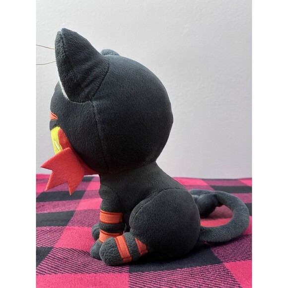 2018 Banpresto Litten Sitting Pokemon Strap Plush 10.5" Fire Cat Nintendo Cute - Picture 4 of 8